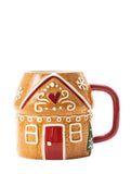 Gingerbread house shaped mug earthenware (British brand)