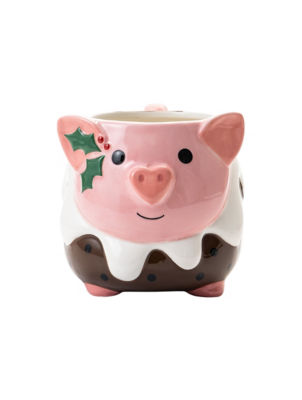 GH shaped earthenware mug - British product