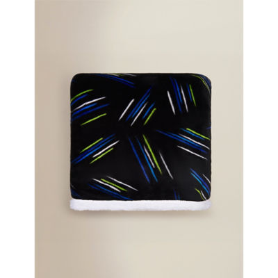 Gaming sherpa blanket black 120x150cm, imported from the UK
