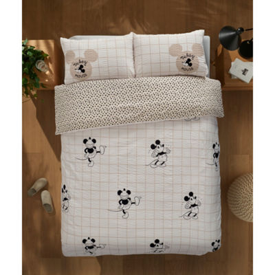George Home Disney Mickey Mouse checkerboard duvet set single (British brand)