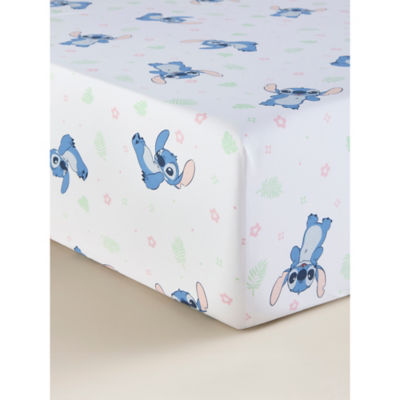 George Home Disney Stitch floral double fitted sheet, UK version