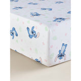 George Home Disney Stitch floral double fitted sheet, UK version