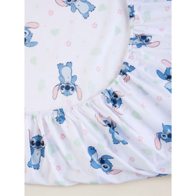 George Home Disney Stitch floral double fitted sheet, UK version
