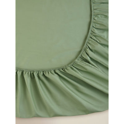 George Home Green TENCEL fitted sheet king size, imported from the UK