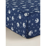 George Home Disney Nightmare Before Christmas navy double fitted sheet - British product