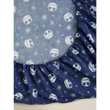 George Home Disney Nightmare Before Christmas navy double fitted sheet - British product
