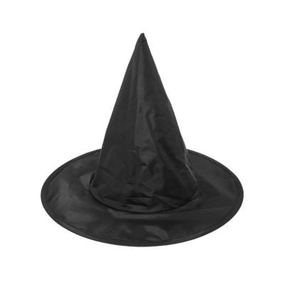 Halloween witch hat polyester 35.5cm, imported from the UK