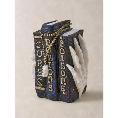 Halloween book decoration multi-coloured polyresin (British brand)