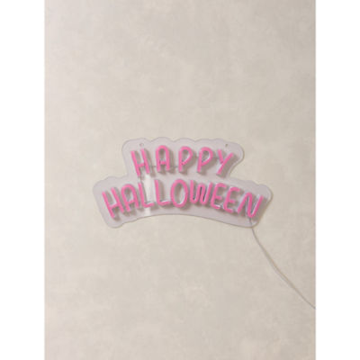 Happy Halloween neon sign multi-colour acrylic - British product