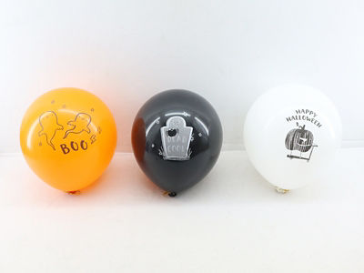 Halloween latex balloons for decoration 4.5x10cm, UK version
