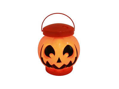 Halloween lantern decoration with electric light 14x14x15cm - British product