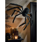 Halloween black spider decoration 44 cm - British product
