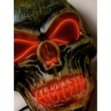 Light Up Skull Mask multi-coloured 16x7x24cm, UK version