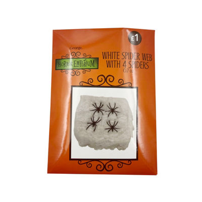 Halloween spider web decoration 165 sq ft, imported from the UK