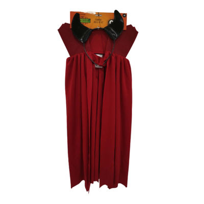 Vampire costume kit for kids with cape and headband - British product