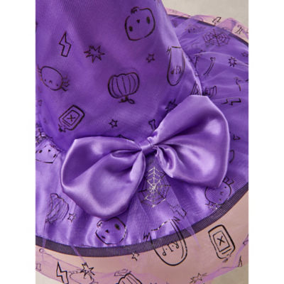 Kids witch costume multi-coloured polyester - British product