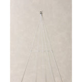 White Halloween spider web decoration large, UK version