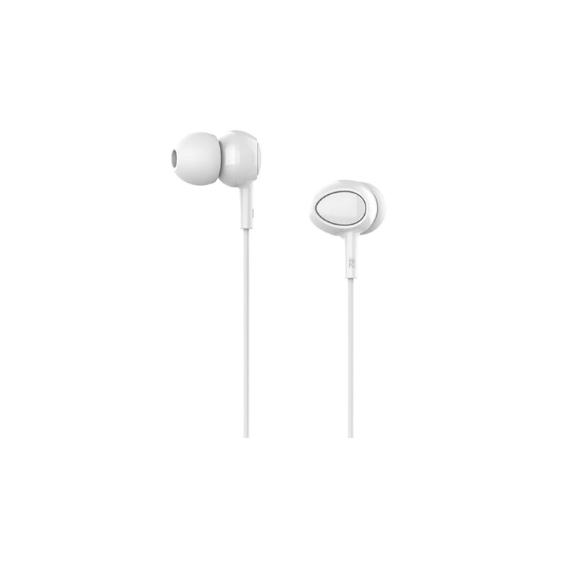 Asda Tech white earphones with in-line mic (British brand)