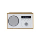 Asda Tech DAB digital radio in light wood finish, imported from the UK