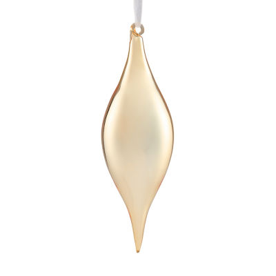 GH gold glass finial bauble (British brand)