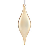 GH gold glass finial bauble (British brand)