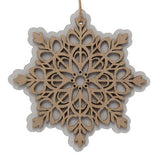 GH snowflake bauble 12x12 cm (British brand)