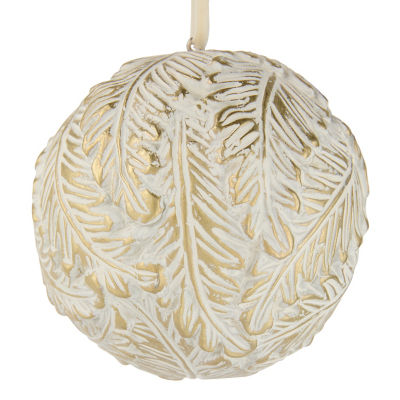 GH Pattern Bauble polyresin 9cm ornament - British product