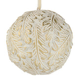 GH Pattern Bauble polyresin 9cm ornament - British product