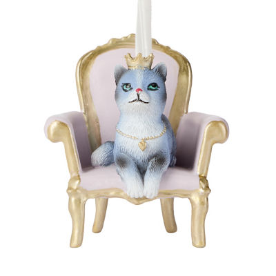 GH cat chair bauble polyresin 8.3x7.3x9cm (British brand)