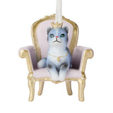 GH cat chair bauble polyresin 8.3x7.3x9cm (British brand)