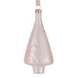 GH glass tree bauble 12.5x6x6cm, UK version