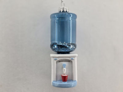 GH water bauble glass ornament 6.4 x 11.4 cm - British product