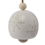 GH bauble ceramic wood 7.5x7cm, UK version