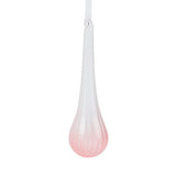 GH glass teardrop bauble 14cm, UK version
