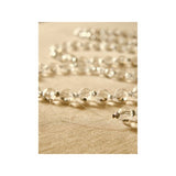 Clear plastic beaded garland 1.83m, UK version