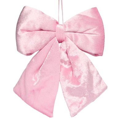 GH hanging bow pink 20x23x3cm - British product