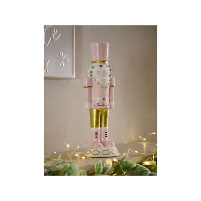 GH pink nutcracker decoration 27.3cm, UK version