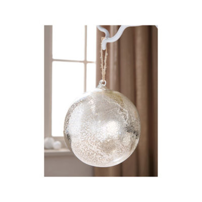 GH gold-tone large glass mercury bauble 16cm - British product