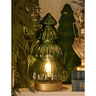 GH LED glass tree green 28.5cm (British brand)