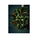 GH red berry topiary ball 37x25x25cm - British product