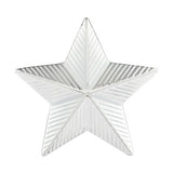 GH ceramic star decoration silver 19cm, UK version
