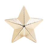 GH gold ceramic star decoration 14cm, imported from the UK