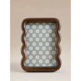 Picture frame brown wavy wood 2.5x15.5x20.4cm (British brand)