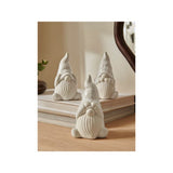 Cream ceramic gonks hear see speak no evil set (British brand)