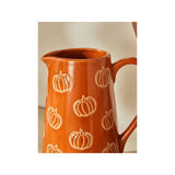 George Home orange ceramic pumpkin jug - British product