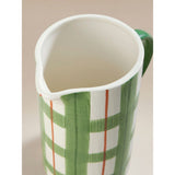 George Home ceramic check jug vase, imported from the UK