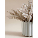 George Home white fern ribbed pot (British brand)