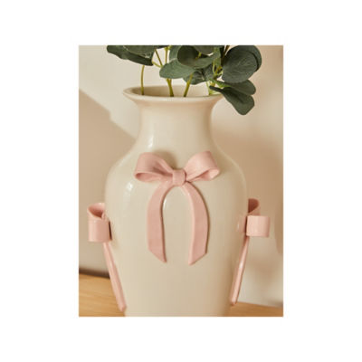George Home white bow detail vase, UK version