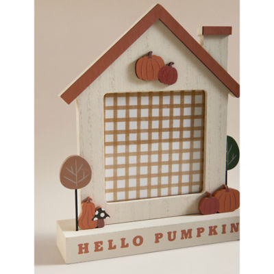 George Home Orange Hello pumpkin sign 20x2.5x16.5cm - British product