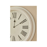 George Home white large traditional clock 45cm (British brand)